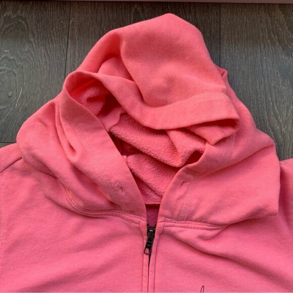 Pink Victoria's Secret Sweater Hoodie Zip up Sweatshirt Pink y2k early 2000 S - Picture 9 of 14